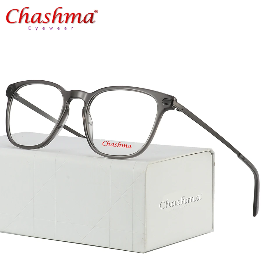 Очки для мужчин и женщин Chashma оптическая оправа ультралегкие прозрачные очки