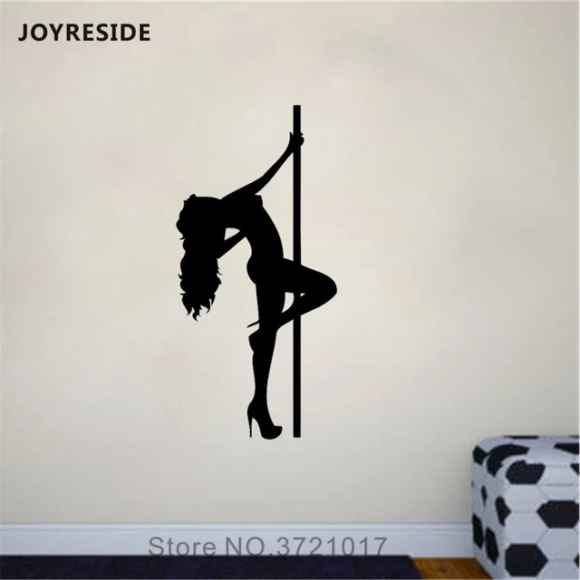 JOYRESIDE Pole Dance Wall Dancer Sexy Girl Striptease Decals Vinyl Sticker  Home Living Room Design Bedroom Interior Mural A1515 - AliExpress