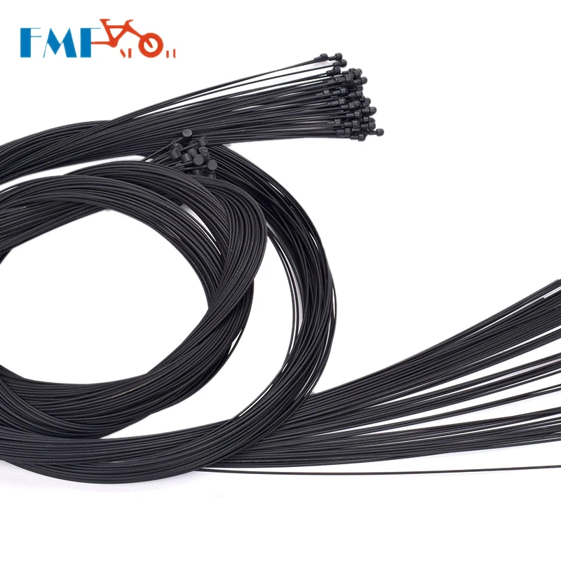 

FMFXTR Bicycle Steel Cable Core Black Teflon Durable Front Rear Brake Shift Cables Internal Line For Road Mountain MTB Bike