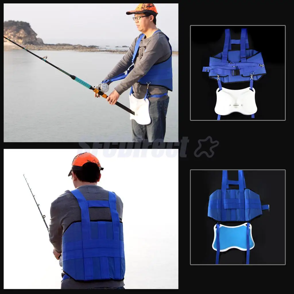 Fighting Belts & Harnesses Boat Fishing Rod Holder Fighting Belt w