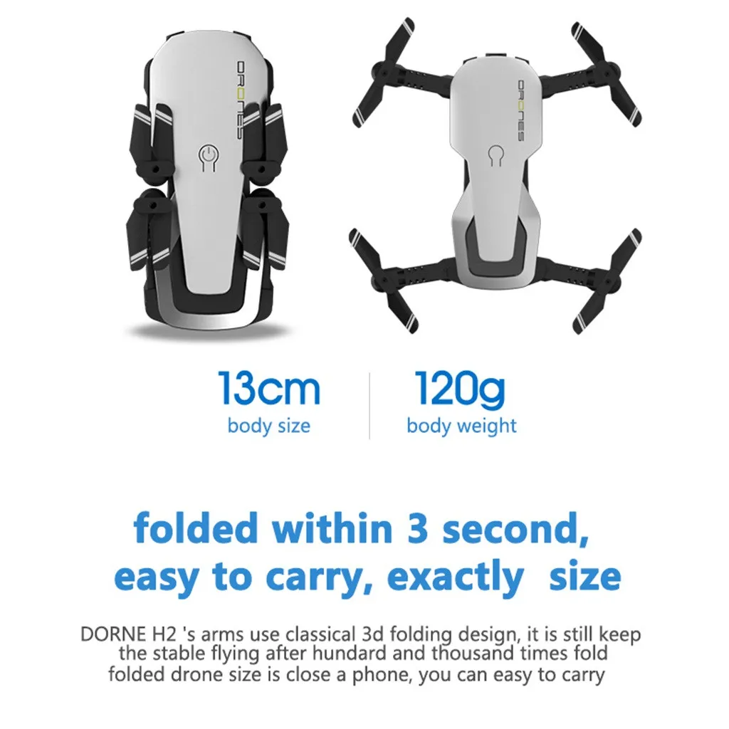 H2 2,4 Ghz 4CH WiFi FPV оптический поток двойной 720P HD камера RC Квадрокоптер Дрон Высокое качество пульт дистанционного управления игрушка для ребенка подарок