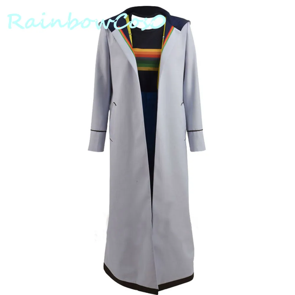 RainbowCos0 Косплэй костюм сериала "Доктор Кто" Джоди Уиттакер форма аниме Хэллоуин Рождество