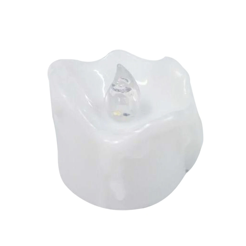 Electric LED Flameless Tealight Candle for Wedding Party Holiday Warm White