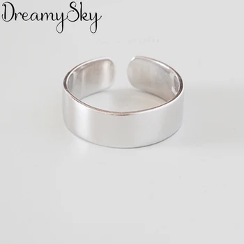 

Bohemian Exaggeration Bridal S925 Smooth Rings For Women Luxury Sterling Silver Jewelry Girls Fancy Ring joyas de plata 925