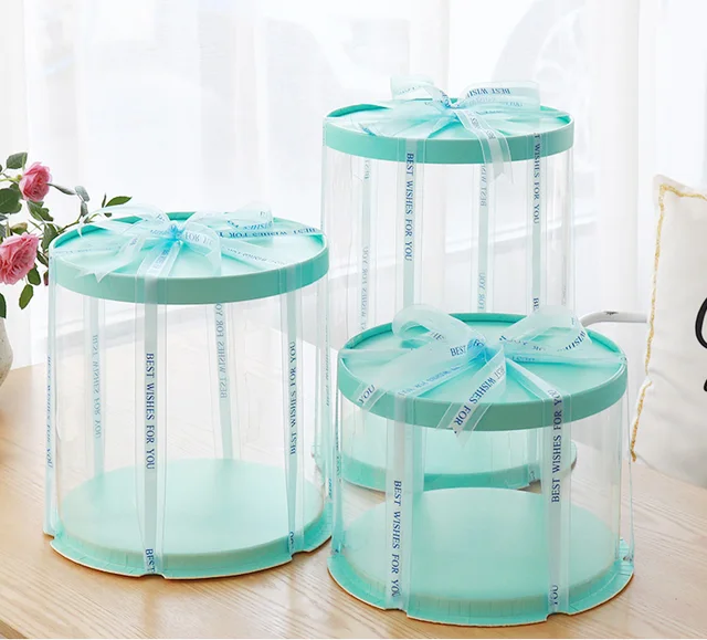Clear Round Cake Box