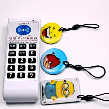 

NFC RFID 13.56Mhz 125khz IC ID Copier Duplicator Cloner reader writer Support 9 Frequency+3pcs 125KHz T5577 Writable Cute Tag