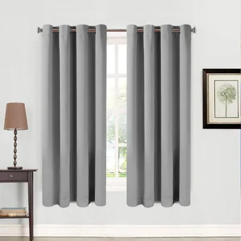 

Darkening Thermal Insulated Blackout Grommet Window Curtain for Bedroom