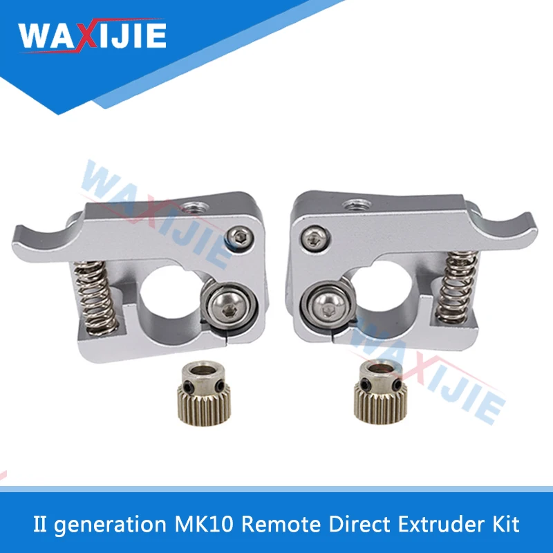

II Generation MK10 Extruder Remote Direct Aluminum Part Extrusion 1.75mm Right Left Hand Arm Full Metal Bowden 3D Printers Parts