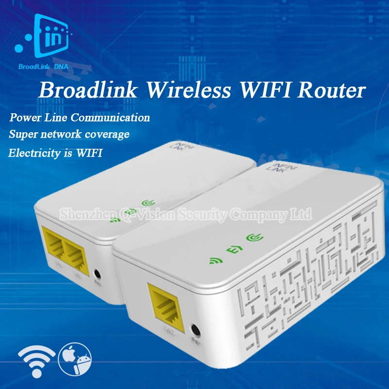 UK/EU/US Broadlink DNA 200M Wireless WIFI Router Powerline Carrier
