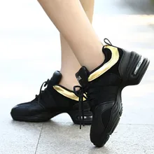 Лидер продаж черный золотой Air Подушки сетки современные Танцы Спортивная обувь джаз Обувь для танцев ds14-203 Zapatos DE для танцев