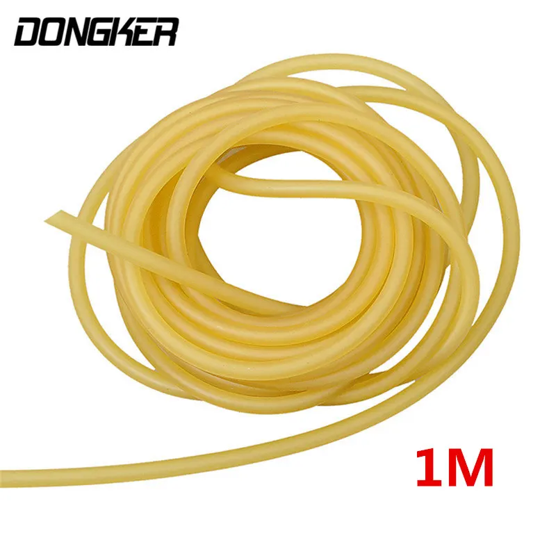 4mm x 6mm Slingshot Natural Latex 1m Rubber Tube Outdoor Hunting Shooting High Elastic Tubing Band Tactical Catapult Sling Part