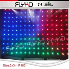 Вечерние дискотеки сценический занавес дисплей экран для led сценического фона