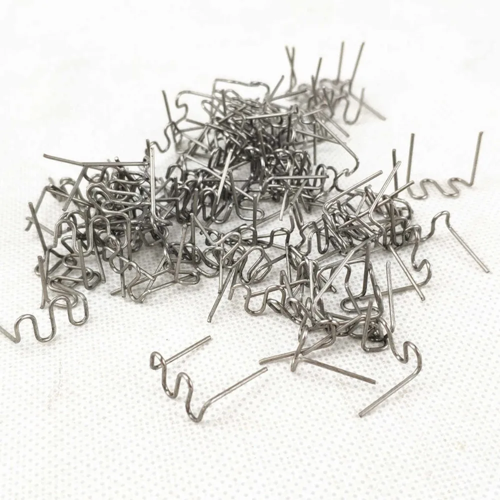 Staples for Hot Stapler Plastic Repair Wave Staples Bumper Bodywork Repairs 0.8mm S wave Staples Pre-Cut type 100pcs