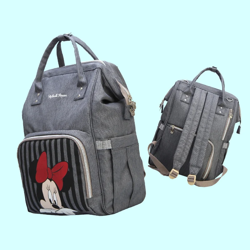 

Diaper Bag Backpack Baby Bottle Warmer Mickey Minnie Travel Mummy Backpack baby bags for mom Stroller Bag