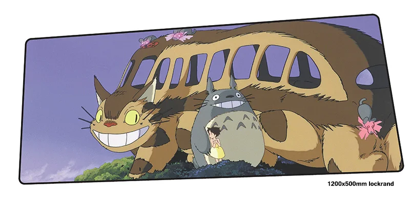 Коврик для мыши Tonari no Totoro 1200x500 мм игровой коврик Косметологической геймеров