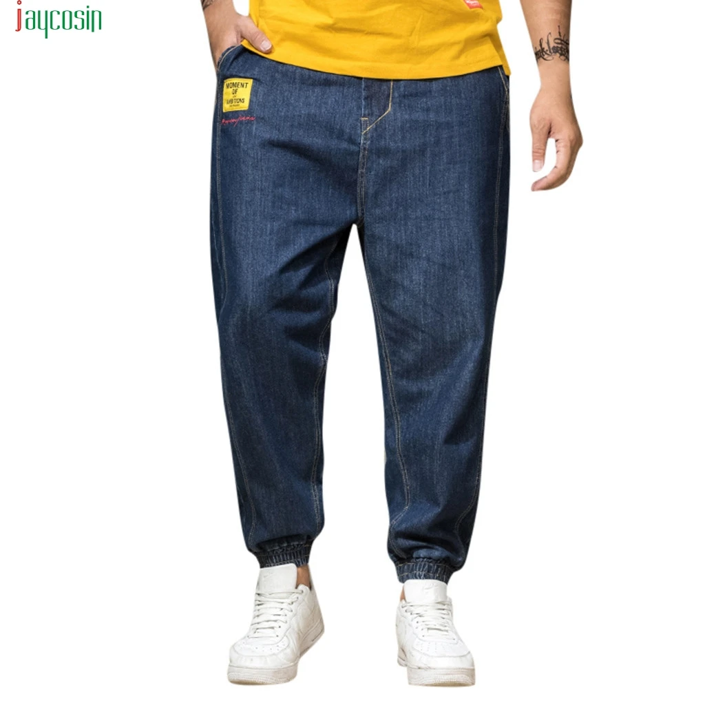 Jaycosin Men's Spring Summer Hip Hop Style Trousers Men Plus Size Solid Casual Stright Pants Daily Los Pantalones |
