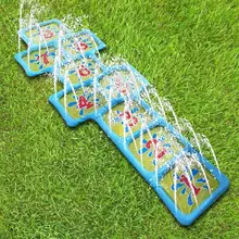 Надувная водная струйная Подушка с номером летний детский открытый игровой водный поло спрей водный пляжный шар газон игра вода квадратный коврик игрушка