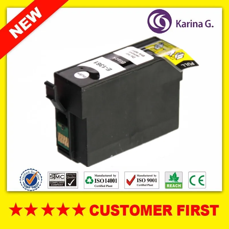 Compatible for Epson T1361 Black Ink Cartridge suit Workforce K101 K201 K301 | Компьютеры и офис