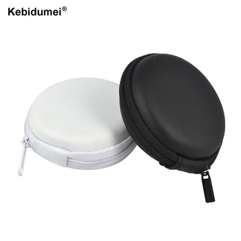 

kebidumei 50pc/lot Hold Case Storage Carrying Hard Bag Box for Earphone Headphone Earbuds Memory Card Charms