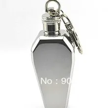 Snuff колба сталь sexangle, snuff инструменты, бутылка с брелок, 10 шт./лот