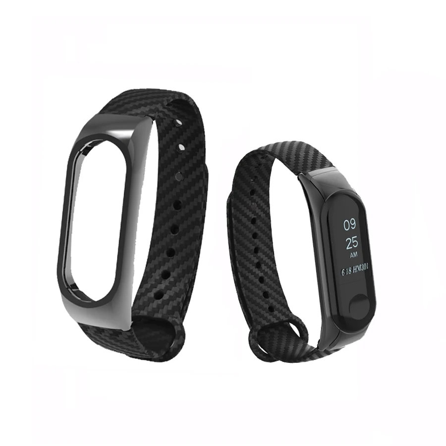 

Carbon Fiber for Mi Band 3 Strap for Xiaomi Mi Band 3 Colorful Silicone Strap Bracelet for Mi Band 2 Smart Accessories