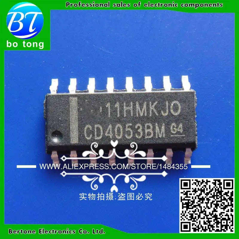 

200pcs/lot CD4053BM CD4053 SOP16 HEF4053 three switches Road new original