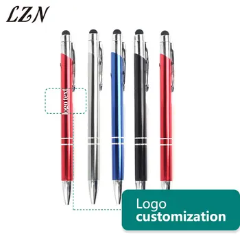 

LZN Multifunction Point Round Thin Tip Touch Screen Pen Capacitive Stylus Pen For Smart Phone Tablet Free Laser Print Logo/Text