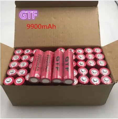 

50pcs/set 18650 battery 3.7V 9900mAh rechargeable liion battery for Led flashlight batery litio battery Wholesale