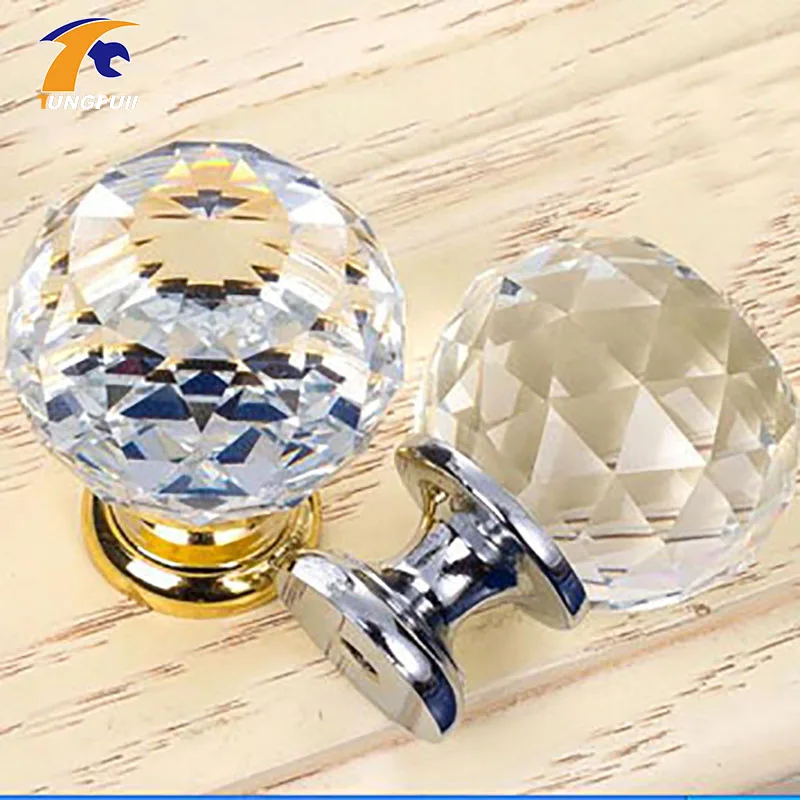 5 PCS 30mm جولة واضح كريستال البريق الماس مجلس الوزراء المقابض مضمد مقابض للأدراج مقبض الباب 5 PCS 30mm جولة واضح كريستال البريق الماس مجلس الوزراء المقابض مضمد مقابض للأدراج مقبض الباب