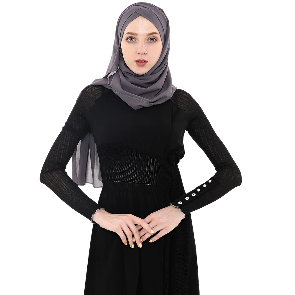 2019 летние Для женщин шифоновое Ready To Wear мгновенный Hijab шарф Мусульманский шифон головной платок исламские платки арабский платок