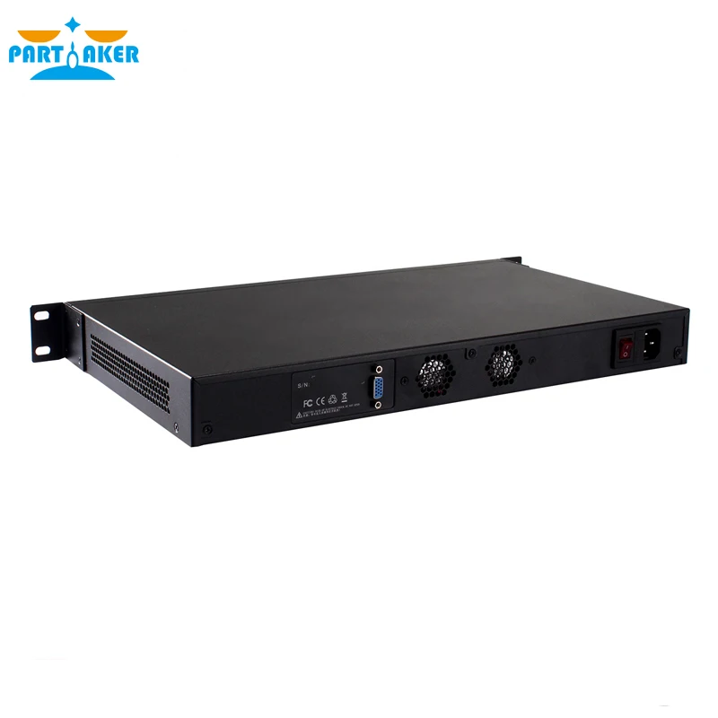 Partaker R18 маршрутизатор Mikrotik с J1900 4 Ethernet IU шкаф Гб Ram 64 SSD|Сетевой экран и VPN| |