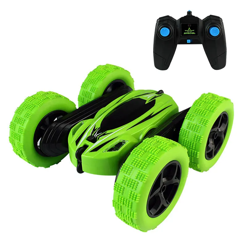 

Remote Control Stunt Cars High Speed Flashing 3D Flip Racing Vehicle Double Rotation 360 Degree RC Car Toys Children Kids Gift