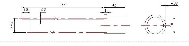 1000 шт. flat top 940nm 3 мм Инфракрасный светодио дный диод для детектор