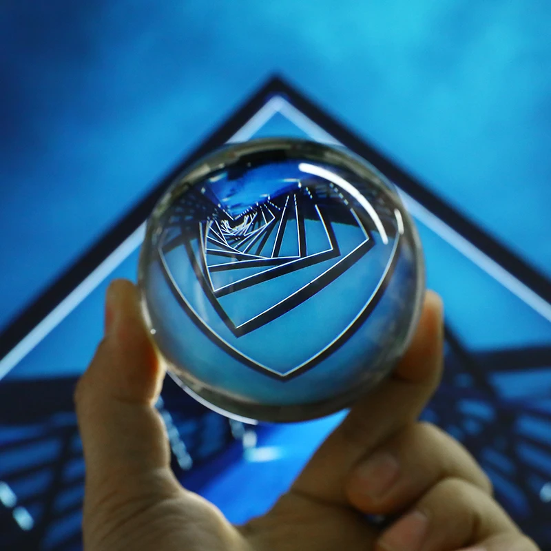 60/80/100mm хрустальный шар стеклянный шар декоративный шар мини стеклянные шары Magic гадания реквизит фотографические кристалл сфера