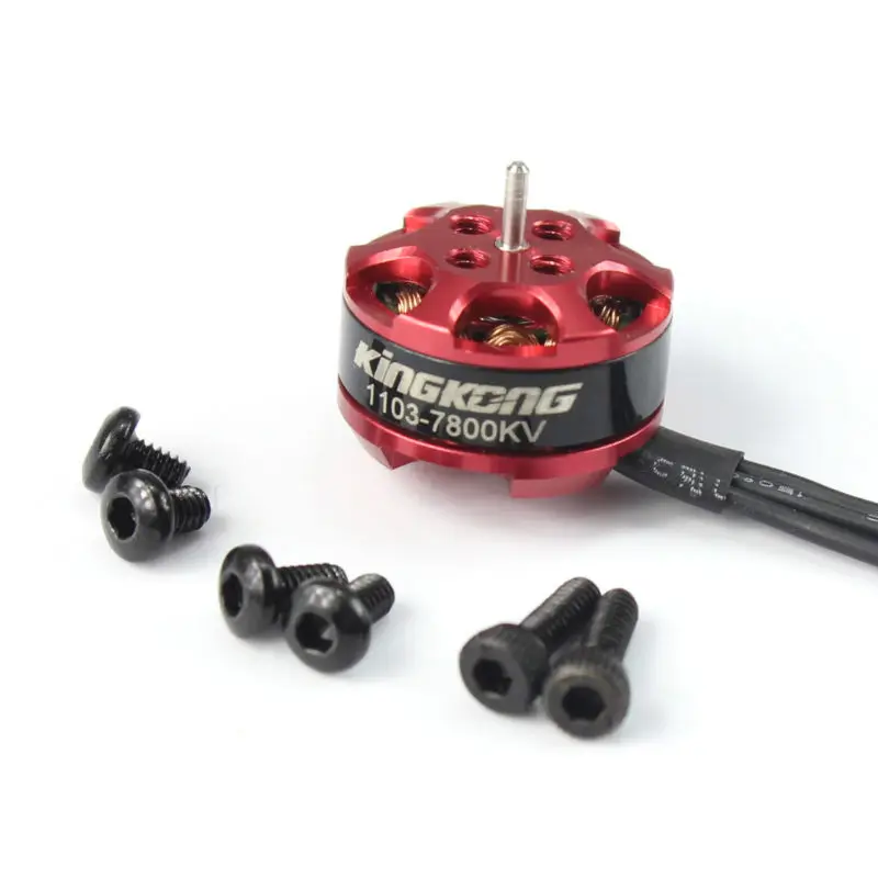 KINGKONG 1103 7800kv миниатюрный бесщёточный электродвигатель для радиоуправляемого мини мультироторного дрона для 45 мм 65 мм 2030 пропеллера