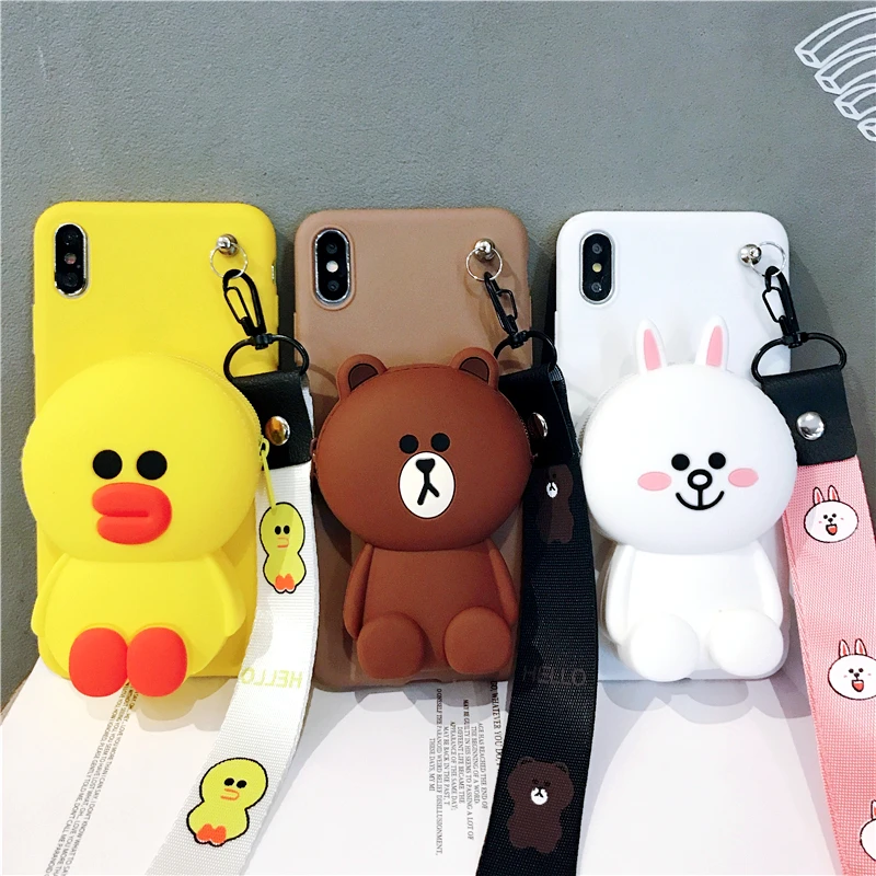 

Cute Cartoon Zipper Wallet Case For Samsung Galaxy J8 J7 J6 J5 2018 2017 2016 Eu USA Prime Plus On5 On7 2016