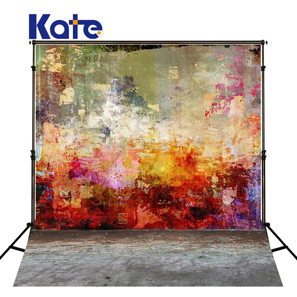 

KATE Photography Backdrops 10X10Ft Graffiti Background Abstract Texture Backdrop Brick Wall Photography Backdrop Vintage Wedding