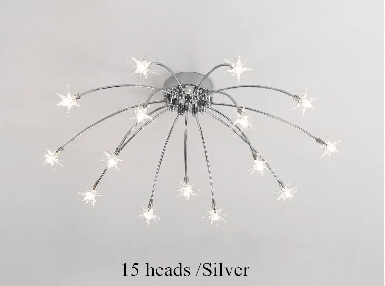 Lustres de Teto Plafonnier para o Quarto Luz da Lâmpada do Gelo Design Criativo Lâmpada Flor Vidro Lustre Decoração Casa Luminárias Led 10 Cheap Luzes de teto