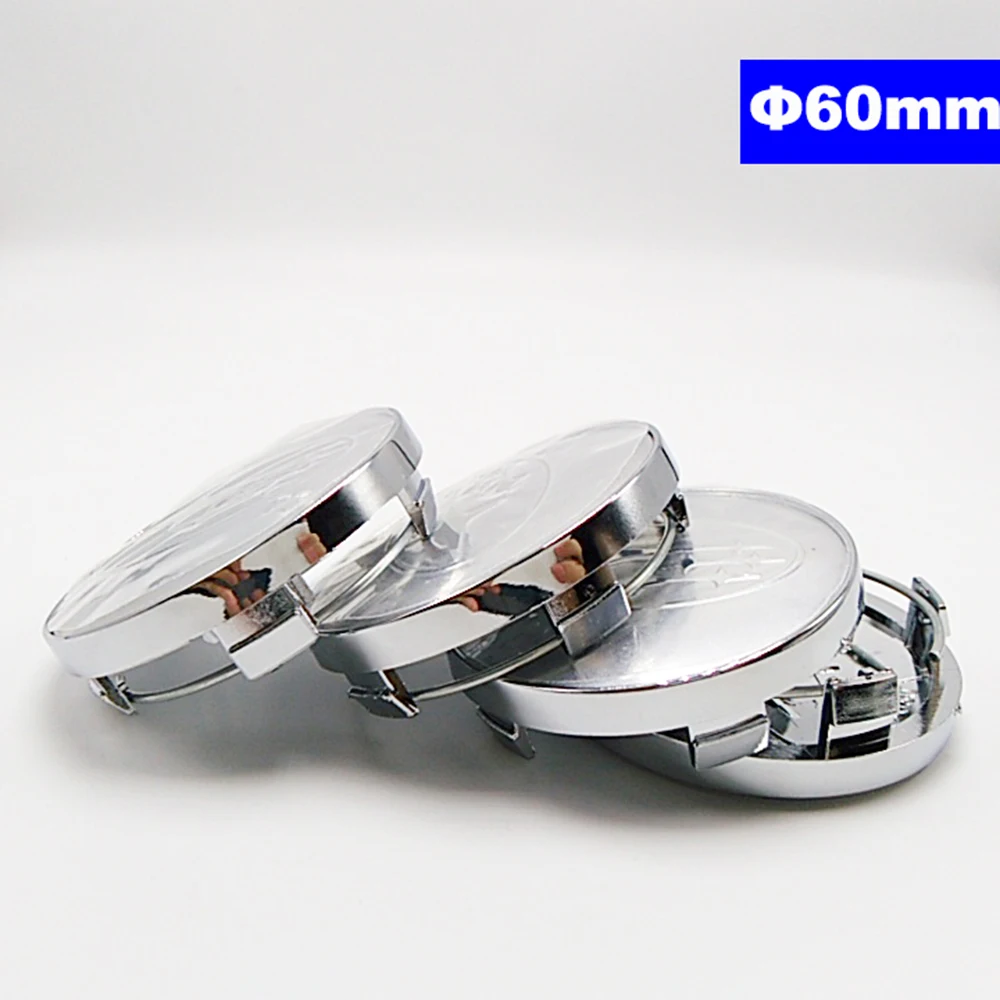 4 Pcs 60mm Car Emblem Badge Wheel Hub Caps Centre Cover for SUBARU