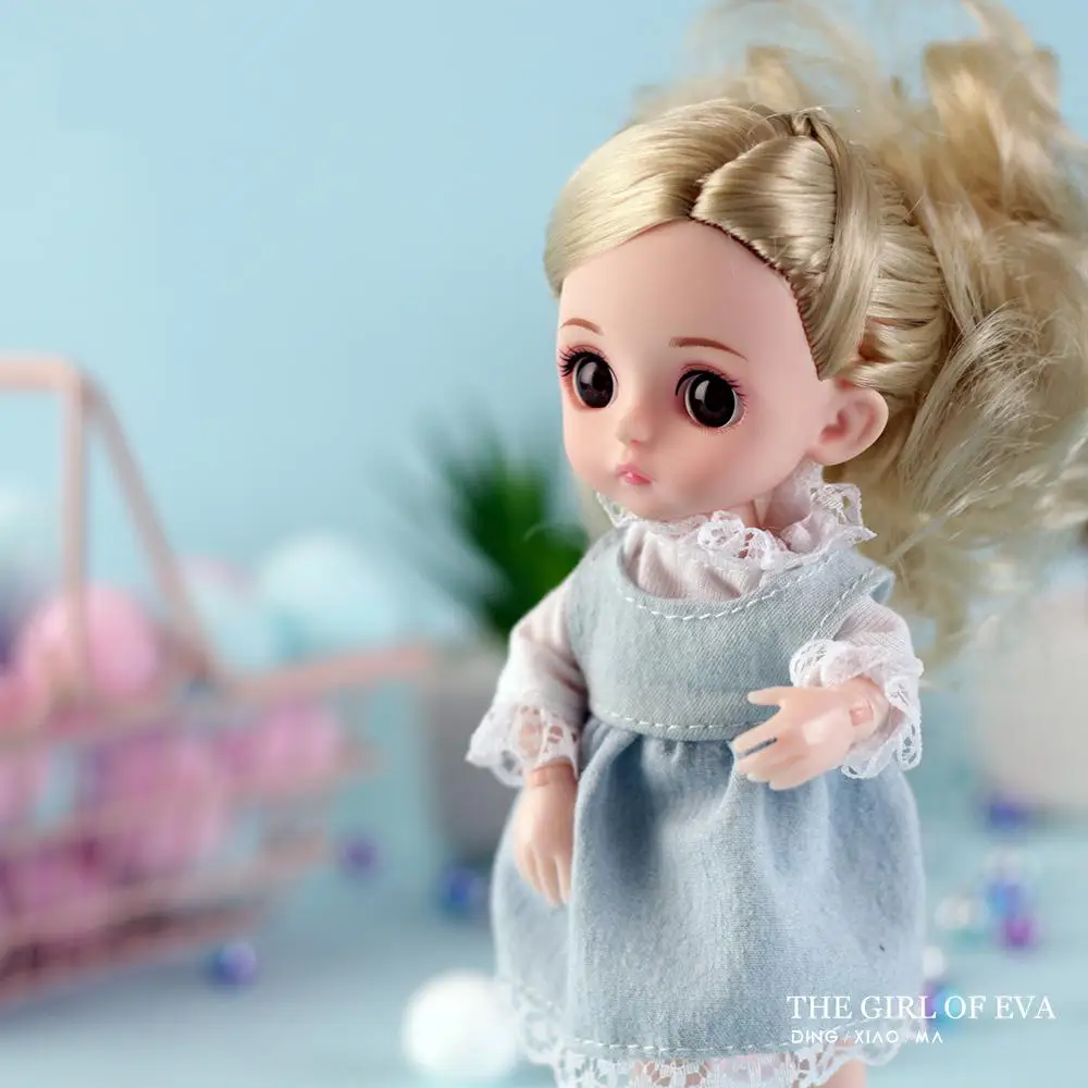 15 см, модное Кукольное соединение для девочек, Игрушки для маленьких кукол, милая кукла принцессы с одеждой, детские игрушки для девочек, подарок для детей