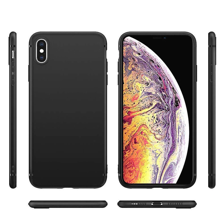Case for iphone XS Max case Soft TPU Ultra matte Thin light frosted