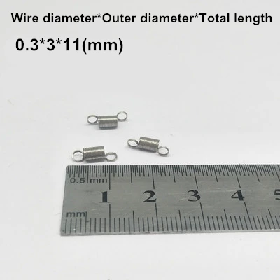 Fumao изготовиттель нестандартных пружины сжатия из нержавеющей стали, катушка из хлопка на весну, маленький размер, на весну с hook0.3* 3*10/11/11,5/13/15/25/40(мм
