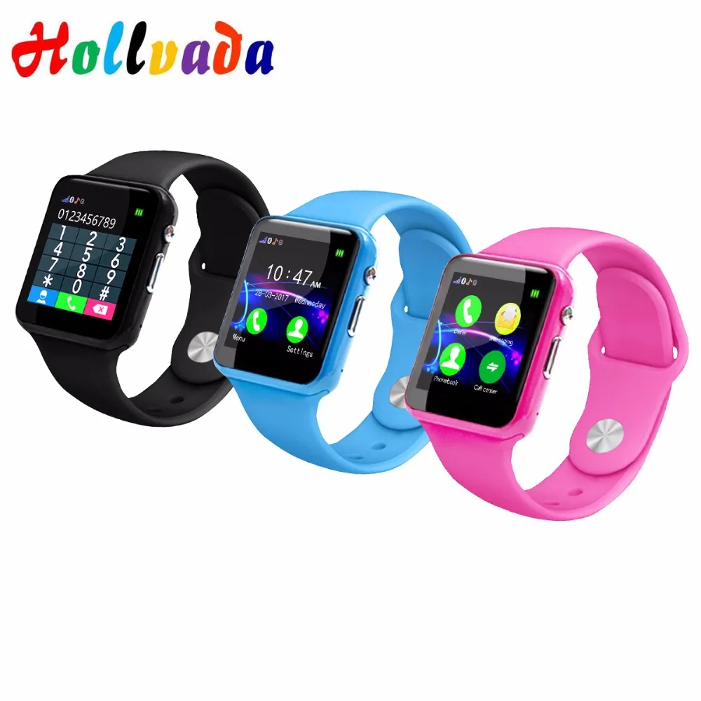 

A1 Facebook Smart Watch For Kids Safe Smart Electronics Camera SIM Call Baby Wristwatch Waterproof Gift For Children Smartwatch