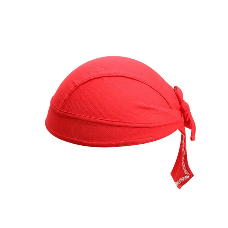 Унисекс Спорт на открытом воздухе велосипед пиратская шляпа повязка на голову "Бандана" шарф - Цвет: Красный
