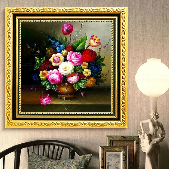 Flower Stereo DIY Handmade Embroidered Needlework Set Embroidery Materials  Package Cross Stitch Sewing Supplies Home Decor - AliExpress