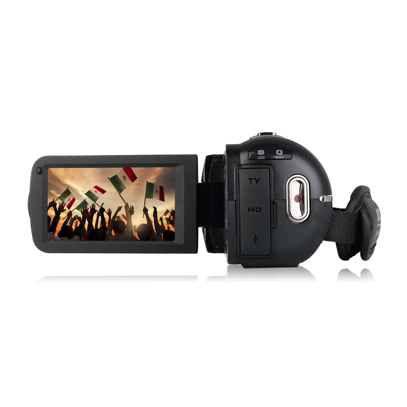 WINAIT HDVZ80 FULL HD 1080p Цифровая видеокамера с 3 0 дюймовым сенсорным дисплеем и 120x