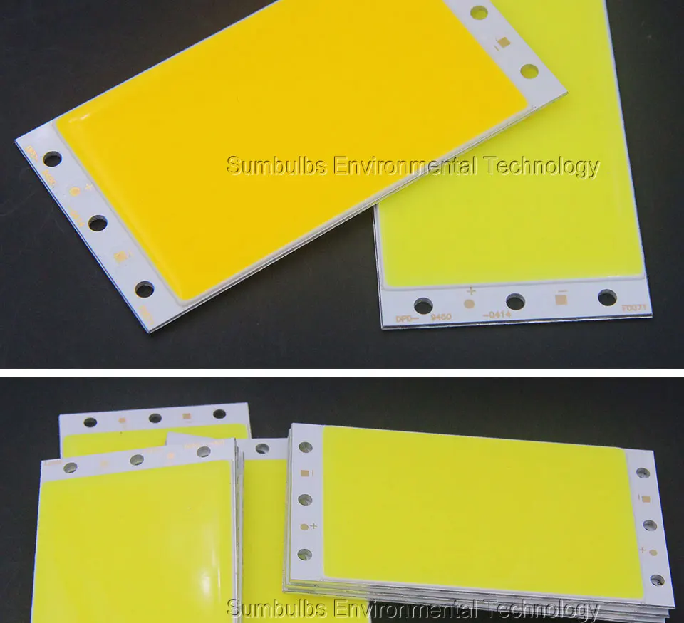 94x50mm 12W 15W Ultra Bright LED COB Strip Lamp Lights Warm White Pure White Rectangle LED Lighting Source (7)