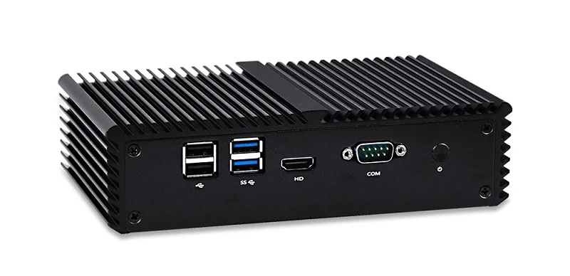 Qotom мини пк Celeron Pentium процессор 4 LAN Mini PC Pfsense Linux роутер