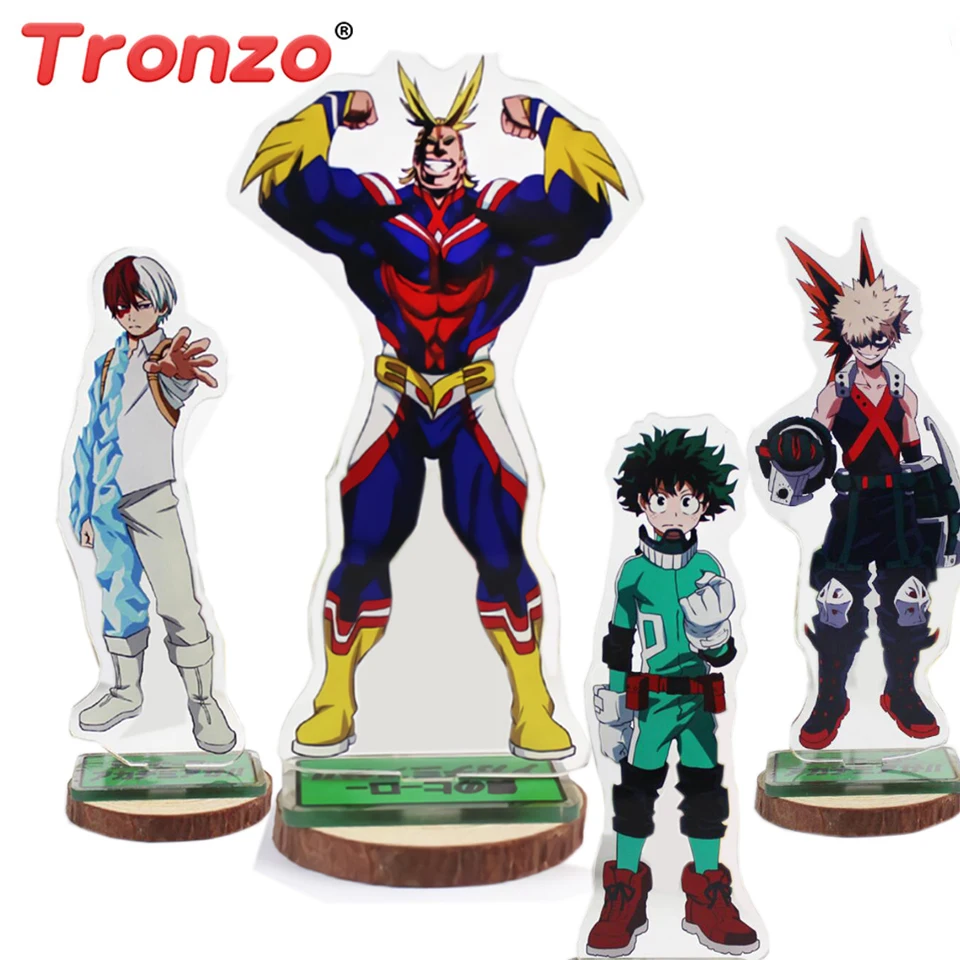 Tronzo My Hero Academia Midoriya Izuku Bakugou Katsuki Todoroki Shoto фигурка на акриловой подставке держатель