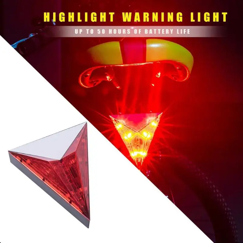 Sale Waterproof Adjustable Mountain Bike Tail Light Flash Safety Warning Lamp 5